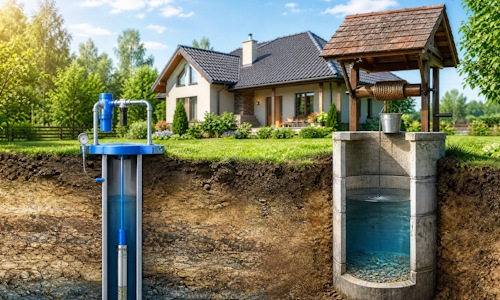 Автономное водоснабжение загородного дома Нерюнгри: скважина или колодец
